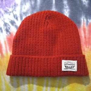 Levi's Maroon Beanie Sz Adult